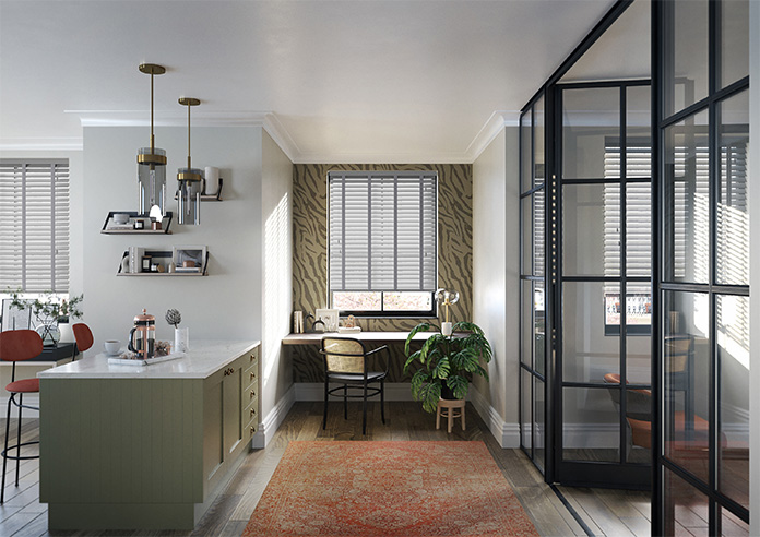 Ecowood Deluxe, Linear Twin Grey - Venetian Blind - Image 11